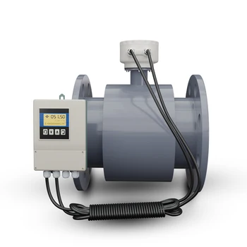 Титановый электрод 2,5-дюймовый преобразователь rs485 для жидкой цифровой воды электромагнитный расходомер Изображение 2