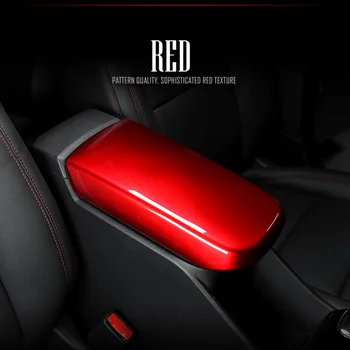 Красная Крышка Центрального Подлокотника Коробка центрального управления Подлокотником Внутренняя защитная накладка для защиты от царапин для Chevrolet Trax 2024