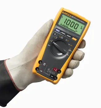 Мультиметр с подсветкой, Включает встроенный термометр для измерения температуры, Измеряет истинно среднеквадратичные значения переменного тока и напряжения, частоту Изображение 2