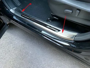 Внутренняя сторона двери автомобиля, Серебристый Протектор, накладка на бампер, Новое Литье Для 2019-2021 Subaru Forester 4 шт.