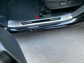 Внутренняя сторона двери автомобиля, Серебристый Протектор, накладка на бампер, Новое Литье Для 2019-2021 Subaru Forester 4 шт. Изображение 2