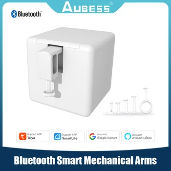 Bluetooth Кнопка Smart Fingerbot Tuya Умные механические руки Умный дом Роботизированная рука Голосовое управление с Alexa Google Assistent
