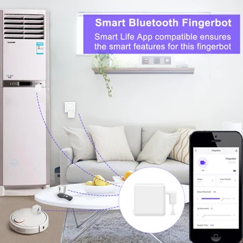 Bluetooth Кнопка Smart Fingerbot Tuya Умные механические руки Умный дом Роботизированная рука Голосовое управление с Alexa Google Assistent Изображение 2