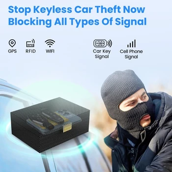 Коробка для ключей, брелок для мобильного телефона, Автомобильный держатель, блокирующий сигнал от взлома, ЦЗЯНЬ