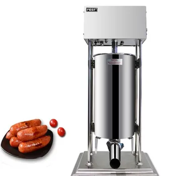 20Л Электрическая вертикальная машина для наполнения колбасы, Автоматический Немецкий Шприц для колбасы, Машина для приготовления хот-догов, клизма