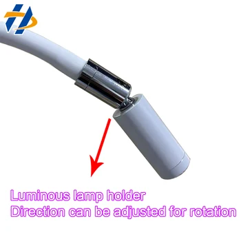 Для самостоятельного дизайна ногтей за наличные, Медицинская Лампа для отверждения Геля для ресниц, Мощная Ультрафиолетовая УФ-светодиодная Торшерная лампа для отверждения УФ-геля Изображение 2