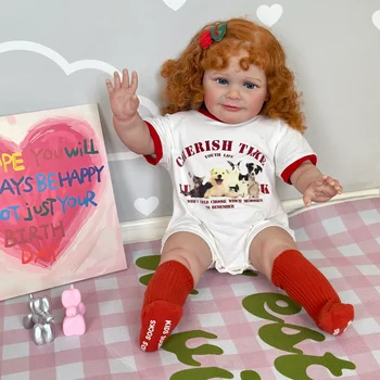 60 см Reborn Baby Doll Зои Реалистичная Кукла с Мягким Приятным Телом 3D Кожа с Краской Genesis Видимые Вены Многослойные Куклы ручной Работы