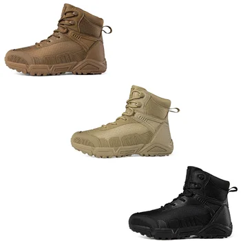 Высококачественные Тактические ботинки, Мужская военная обувь 2023 года, Армейские ботинки Специального назначения, Походная походная обувь, Бесплатная доставка Изображение 2