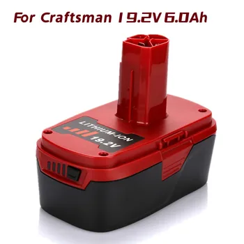 2 Упаковки 6.0Ah 19.2V Литий-ионный Аккумулятор Замена для Craftsman 19.2 Volt Battery XCP DieHard PP2011 PP2030 130156001130279005