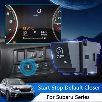 TAJIAN Car Start Stop Версия доводчика по умолчанию по нажатию клавиши Аксессуары для салона автомобиля Subaru 2015-2023 Forester XV Outback Legacy Изображение 2