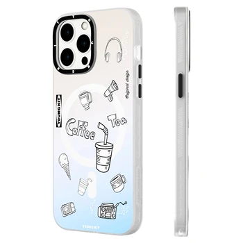 Серия игрушек Youngkit для iPhone 14 Pro Max Case Magsafe с магнитным Кристаллом, Ударопрочная жесткая задняя крышка для Iphone 14 pro Case Изображение 2