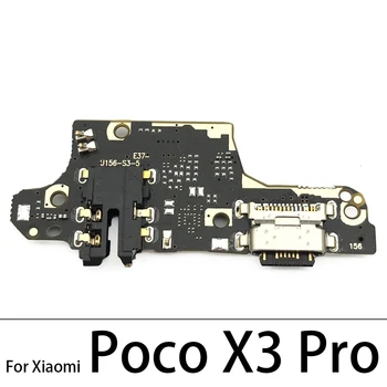 Новинка Для Xiaomi Poco F1 F2 Pro F3 X3 X4 M3 M4 Pro 4G 5G USB Порт Зарядное Устройство док-станция Зарядная Плата Гибкий Кабель Микрофон Изображение 2