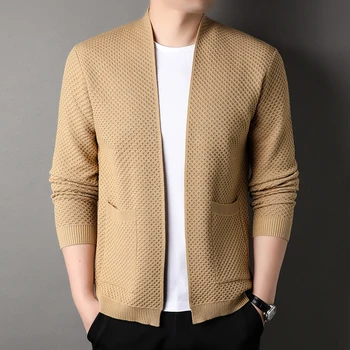 Осенний взрывной модный тренд 2023, мужской свитер, свитер, мужской повседневный кардиган, пальто, свитера