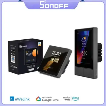 SONOFF NSPanel Pro Smart Scene Настенный выключатель Wifi Умный переключатель дисплея термостата Совместим с Ewelink Alexa Google Home