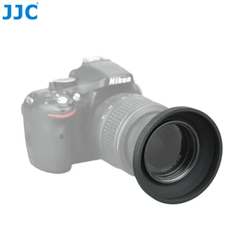 JJC Универсальная 1-Ступенчатая Складная Силиконовая Широкоугольная Бленда для объектива 49 мм 52 мм 55 мм 58 мм 62 мм 67 мм 72 мм 77 мм для Canon Nikon Fujifilm