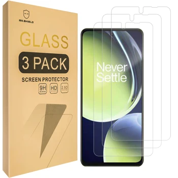 Защитная пленка Mr.Shield [3 упаковки] для OnePlus Nord N30 5G [Подходит для использования в чехле] [Закаленное стекло] [Японское стекло твердостью 9H]