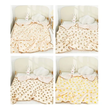 Детское Одеяло Мягкое теплое одеяло для мальчика или девочки, получающее одеяло, двухслойное 0 Изображение 2