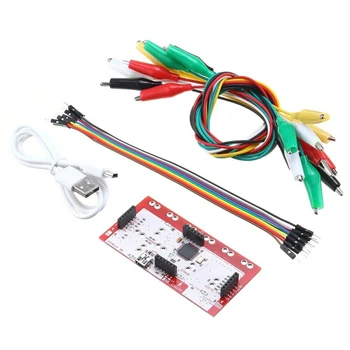 1 Комплект для Makey Основная плата управления Модуль контроллера DIY Kit с Зажимом для USB-кабеля Makey Практичные Детские подарки Изображение 2