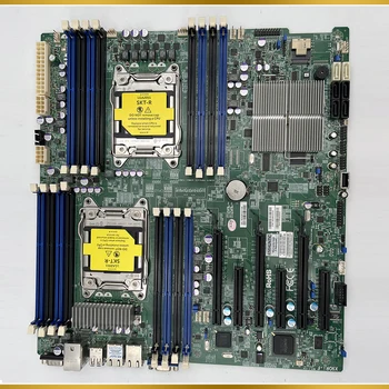Для серверной материнской платы Supermicro LGA2011 E5-2600 Семейства V1/V2 ECC DDR3 с 8 портами SATA2 и 2 портами SATA3 X9DRi-F