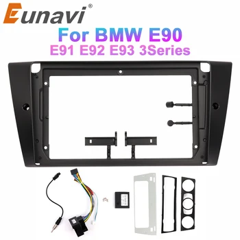 Eunavi indash радио рамка для BMW 3 Серии E90 E91 E92 E93 2005 2011 2012 2013 панель автомобиля рамка панели 9 дюймов