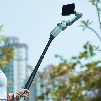 Телескопический Удлинитель Pole Selfie Stick для DJI OSMO Mobile 2 3 OM 4 FeiYu Zhiyun Smooth Moza Mini Isteady Аксессуары для Карданного Подвеса Изображение 2
