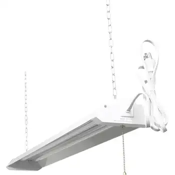 Алюминиевый светодиодный светильник Lumen длиной 4 фута Магазинный светильник (2 упаковки) Изображение 2