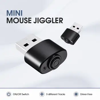  Устройство для Встряхивания мыши USB-Порт Поддерживает работу компьютера/ПК/в бодрствующем состоянии, Необнаруживаемая Автоматическая Мышь Для Компьютера Ноутбука Jiggler S9s7