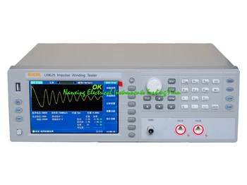 Быстрое прибытие U9825 2-канальный высоковольтный / двухканальный импульсный тестер обмотки с напряжением 200 В-5000 В, шагом 10 В, индикацией OK / NG, светодиодом /сигнализацией