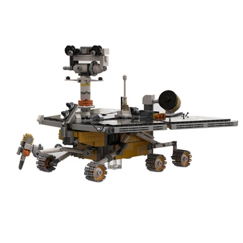 Космическая серия Mars Rover Строительные блоки Spirit Opportunity Rambler Программный блок Собрать игрушки своими руками для детей Подарок мальчику