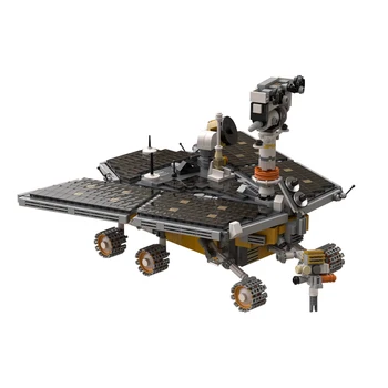 Космическая серия Mars Rover Строительные блоки Spirit Opportunity Rambler Программный блок Собрать игрушки своими руками для детей Подарок мальчику Изображение 2