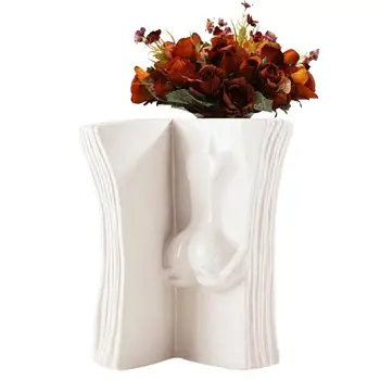 Многоцелевая настольная ваза для цветов, прочный цветочный горшок, портативный декоративный контейнер для оформления книжной полки, входа в офис Изображение 2