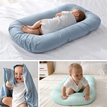 Съемное спальное гнездо для детской кровати, Складная кроватка для новорожденных, дорожный манеж, детская кроватка для малышей, матрас для детской колыбели