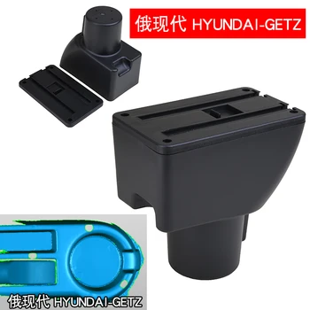 Новинка для подлокотника HYUNDAI Getz, специальные модифицированные аксессуары для интерьера для центрального подлокотника, коробка большого пространства, двухслойный USB Изображение 2