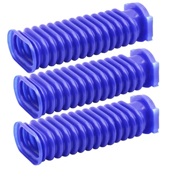 3 Упаковки барабанных всасывающих шлангов синего цвета для запасных частей пылесоса Dyson V6, V7, V8, V10, V11