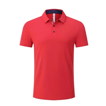 Высококачественная повседневная деловая футболка-поло, брендовые мужские и женские рубашки для гольфа, повседневная спортивная одежда L7112 Изображение 2