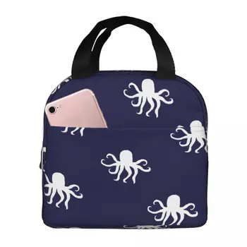 Переносная сумка для ланча из алюминиевой фольги Octopuss с утолщенной изоляцией 8,5x5x8 дюймов