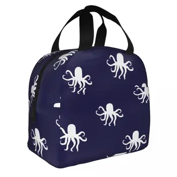 Переносная сумка для ланча из алюминиевой фольги Octopuss с утолщенной изоляцией 8,5x5x8 дюймов Изображение 2