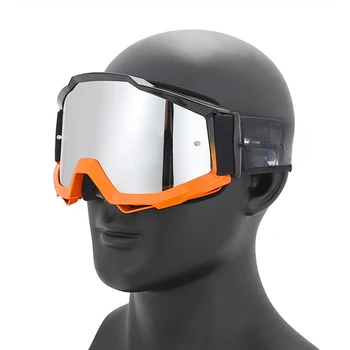 Очки для мотокросса, очки для верховой езды, лыжный шлем, очки для мотокросса, противоскользящий ремень, очки для гонок, велосипедные очки Изображение 2