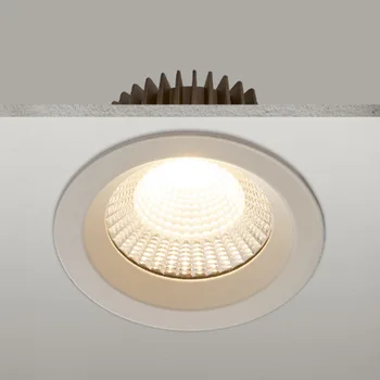 Светодиодный светильник, встроенный IP65, водонепроницаемый и противотуманный, лампа для кухни в отеле, Ванная комната, туалет, водонепроницаемый светильник, светодиодный потолочный светильник Изображение 2