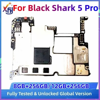 Разблокированная Материнская плата 256 ГБ МБ Для Xiaomi Black Shark 5 Pro Материнская плата Модуль печатной платы Оригинальная Основная плата для BlackShark 5Pro