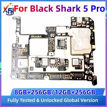 Разблокированная Материнская плата 256 ГБ МБ Для Xiaomi Black Shark 5 Pro Материнская плата Модуль печатной платы Оригинальная Основная плата для BlackShark 5Pro Изображение 2