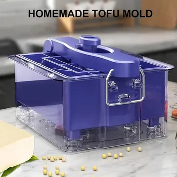 Пресс-форма для приготовления тофу, Соковыжималка для пищевых продуктов, водонепроницаемые Моющиеся аксессуары Изображение 2