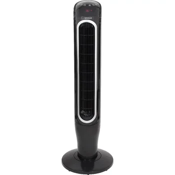 Genesis 40-дюймовый 360-градусный осциллирующий башенный вентилятор с дистанционным охлаждением Бытовая Техника безлопастной шейный вентилятор