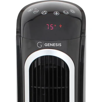 Genesis 40-дюймовый 360-градусный осциллирующий башенный вентилятор с дистанционным охлаждением Бытовая Техника безлопастной шейный вентилятор Изображение 2