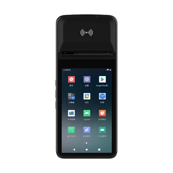 Новая система Android 11 4G POS КПК С NFC 1D Сканером 58 мм BT Термопринтер для чеков WiFi Терминал для Loyverse SII