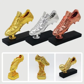 Футбольный кубок, Футбольный приз, Позолоченная обувь Лиги чемпионов, Сувенирные футбольные трофеи с гравировкой на заказ