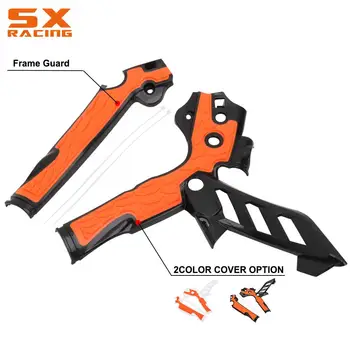 Защитный чехол X-Grip Frame Guard Для KTM SX SXF EXC EXCF 125 150 250 300 350 450 500 530 2011 2012 2013 2014 2015 Dirt Bike