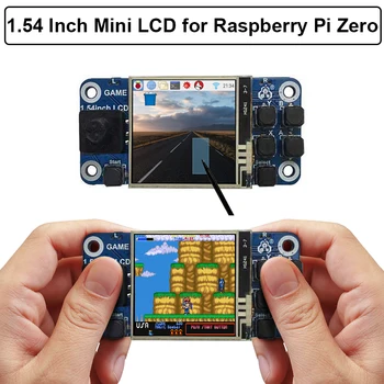 1,54 Дюймов Raspberry Pi ЖК-сенсорный экран Шляпа Мини-Игровая Ручка ЖК-Дисплей Сенсорный экран для Raspberry Pi Zero Zero 2 W 3B 4B CM4