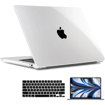 Чехол для нового 15-дюймового MacBook Air 2023, модель A2941 с чипом M2, пластиковый жесткий корпус, крышка клавиатуры и защитная пленка для экрана