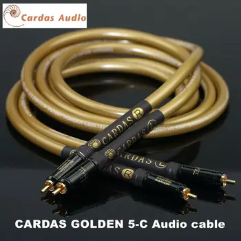 Оригинальный аудиокабель CARDAS GOLDEN 5-C Golden Ratio класса Hi-Fi RCA аудиокабель CD-усилитель мощности соединительный кабель WBT-0102 RCA штекер